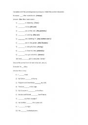 English Worksheet: Verb to be activity