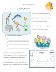 English Worksheet: new happy street 2 unit 4