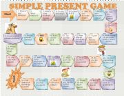 English Worksheet: Simple Present Questions Game