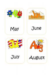 English Worksheet: Around the Year Series 3