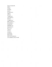 English worksheet: Alphabet poem