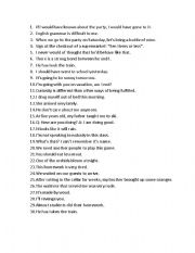 English Worksheet: grammer betting