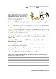 English Worksheet: Quotes Men and Women