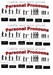 English Worksheet: Personal Pronouns