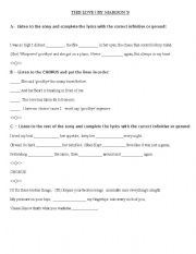 English worksheet: This love