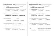 English Worksheet: Should and Shouldnt Test