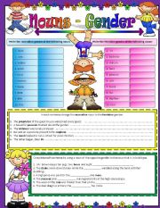 Nouns - Gender