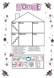 English worksheet: House