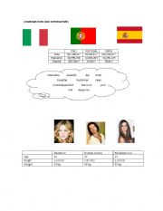 English Worksheet: Comparatives and superlatives