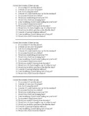 English Worksheet: Requests