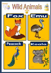 English Worksheet: Wild Animals 2 