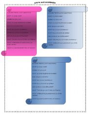 English Worksheet: HOW TO MAKE AN INTERVIEW