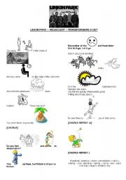 English Worksheet: Linkin Park - Iridescent Song