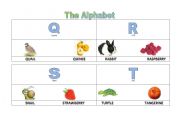 English worksheet: The alphabet - part5 5