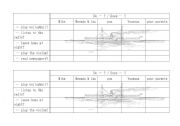 English Worksheet: Battleship - present simple