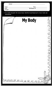 English Worksheet: My Body 