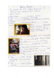 English Worksheet: Harry Potter