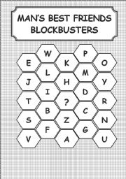 English Worksheet: ANIMAL - BLOCKBURSTERS