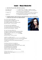 Ironic - Alanis Morissette - Phrasal Verbs