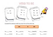 English Worksheet: VERB TO BE