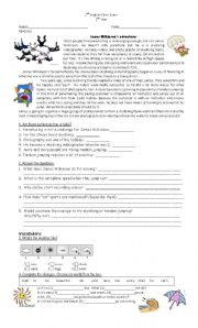 English Worksheet: New headway elementary unit 12/13