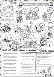 English Worksheet: the smurfs