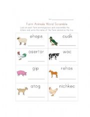 English worksheet: Animals Worksheet
