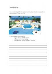 English Worksheet: Writing