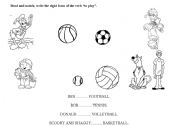 English worksheet: SPORTS Worksheet