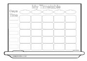 Timetable Dictation (Two Pages, BW, Fully Editable)