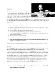 English Worksheet: American History X - Movie , Lesson worksheet