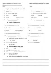 English Worksheet: an, a, arent, isnt exam