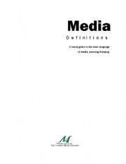 English Worksheet: Media Definition