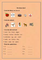 English Worksheet: Alphabets and spelling