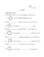English Worksheet: Present Simple vs Present Continuous (Excellent Students book with Arnie Lesson) 