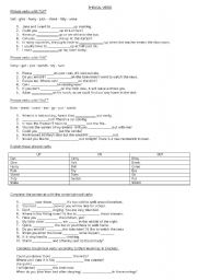 English Worksheet: Phrasal verbs