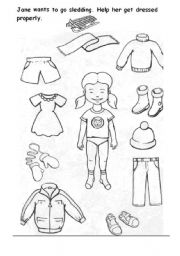 English Worksheet: Clothing