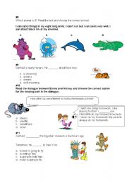 general revision test for kids 2