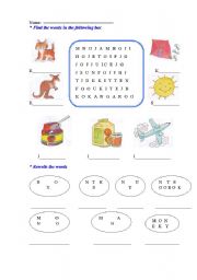 English Worksheet: word worksheet