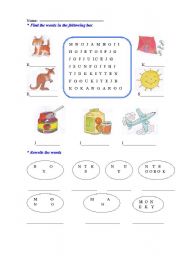 English worksheet: word worksheet