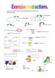 English Worksheet: exercises instructions