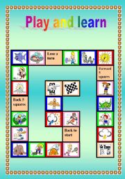 Board game  and rules ( Set 1): Play and learn