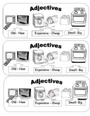 English Worksheet: Comparative adjectives