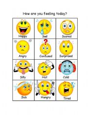 English Worksheet: Emoticons