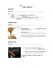 English Worksheet: time idioms