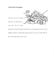 English Worksheet: present tense