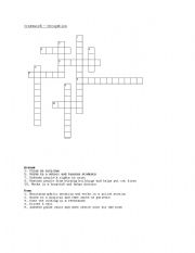 English worksheet: Occupation Crosswords