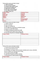 English worksheet: Noun