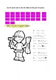 English Worksheet: puzzle