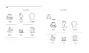 English Worksheet: clothes vocabulary